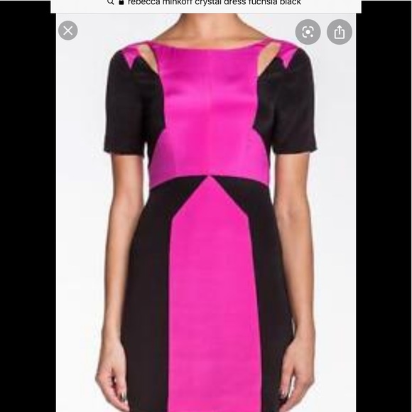 Rebecca Minkoff Women's Crystal Colorblock Ponte Dress - Picture 6 of 8